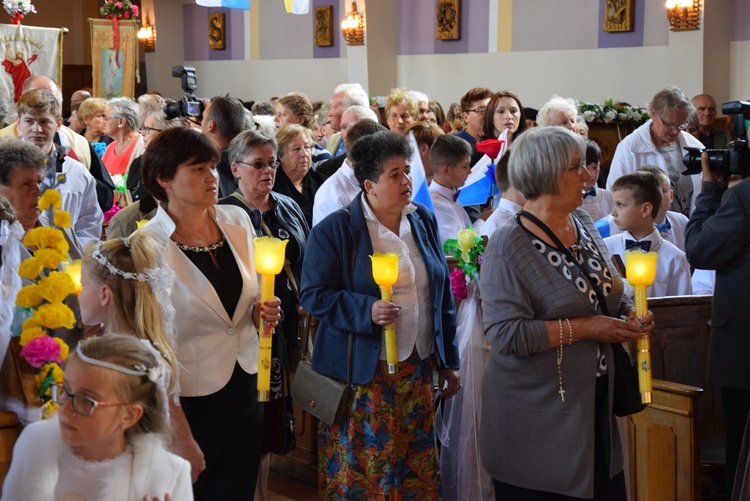 Powitanie ikony MB Częstochowskiej w Bobrownikach