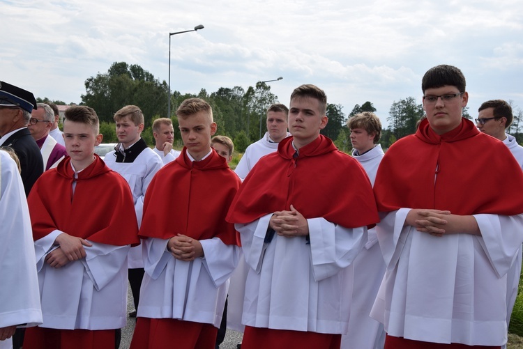 Powitanie ikony MB Częstochowskiej w Bobrownikach