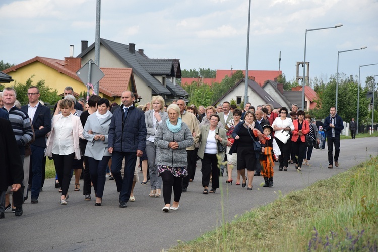 Powitanie ikony MB Częstochowskiej w Bobrownikach