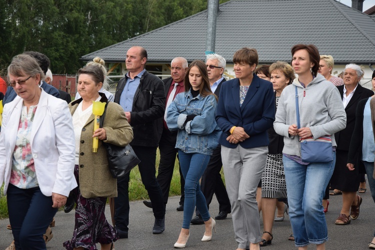 Powitanie ikony MB Częstochowskiej w Bobrownikach