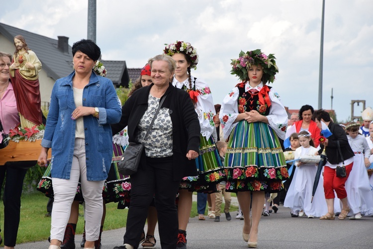 Powitanie ikony MB Częstochowskiej w Bobrownikach