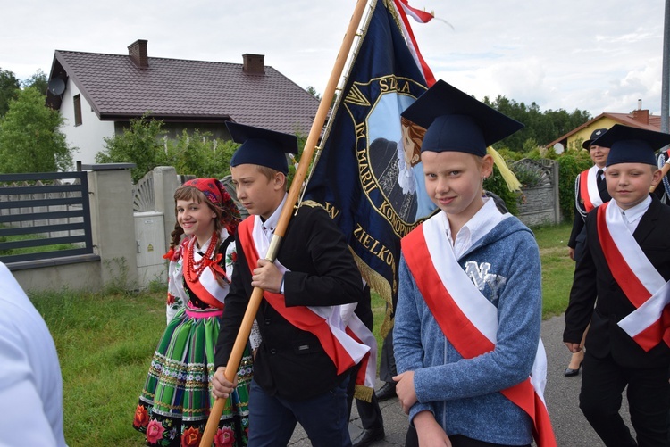 Powitanie ikony MB Częstochowskiej w Bobrownikach