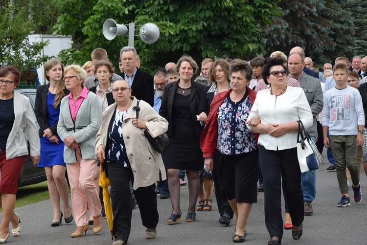 Powitanie ikony MB Częstochowskiej w Bobrownikach