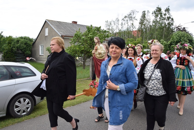 Powitanie ikony MB Częstochowskiej w Bobrownikach