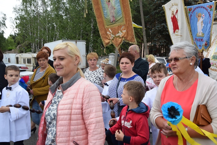 Powitanie ikony MB Częstochowskiej w Bobrownikach