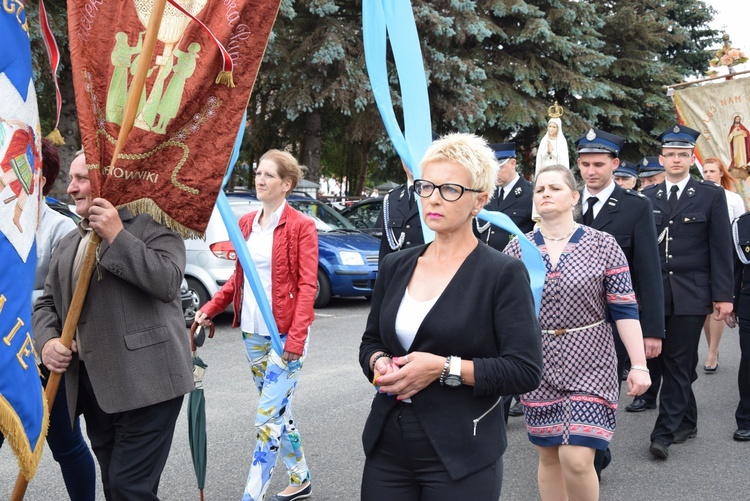 Powitanie ikony MB Częstochowskiej w Bobrownikach