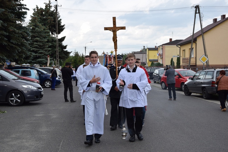 Powitanie ikony MB Częstochowskiej w Bobrownikach