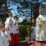 Procesja z widokiem na Tatry w Miętustwie