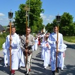 Procesja z widokiem na Tatry w Miętustwie