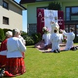 Procesja z widokiem na Tatry w Miętustwie