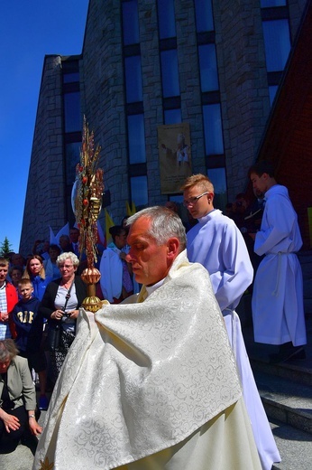 Najświętszy sakrament na Krupówkach