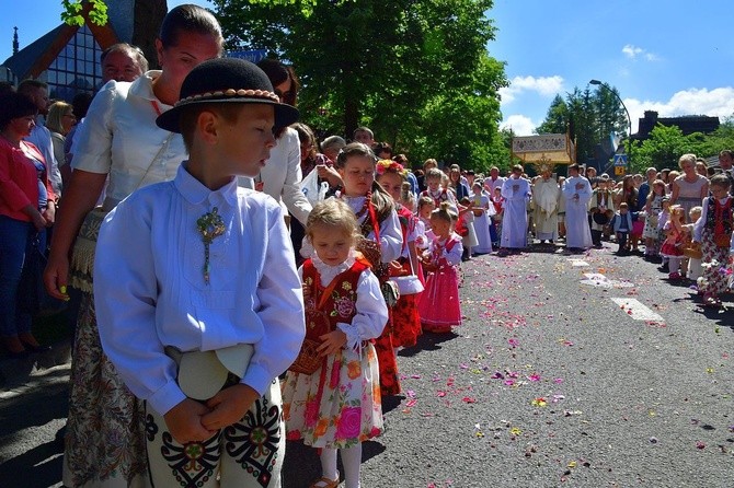 Najświętszy sakrament na Krupówkach