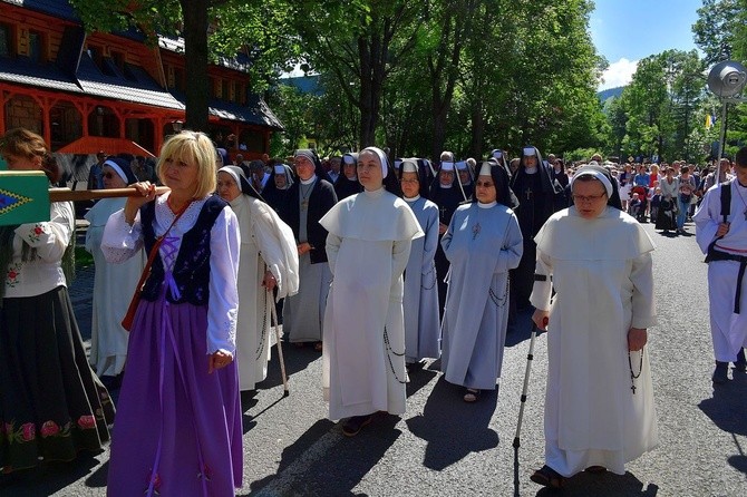 Najświętszy sakrament na Krupówkach