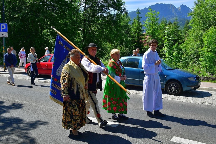 Najświętszy sakrament na Krupówkach