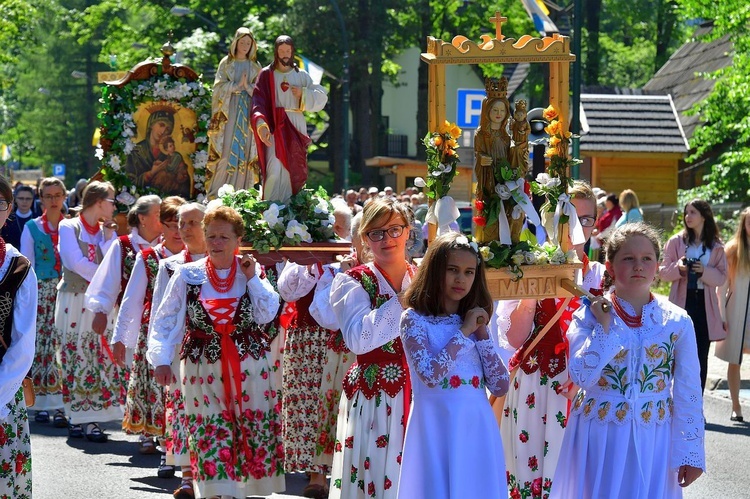 Najświętszy sakrament na Krupówkach