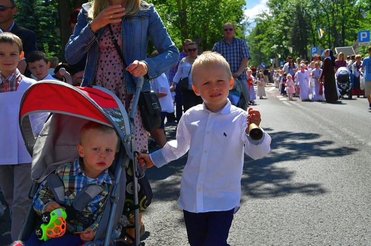 Najświętszy sakrament na Krupówkach