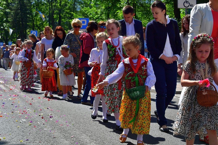 Najświętszy sakrament na Krupówkach