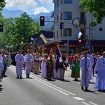 Najświętszy sakrament na Krupówkach