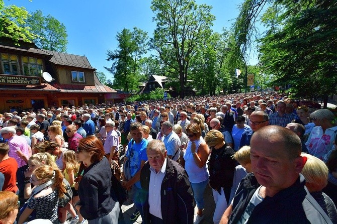 Najświętszy sakrament na Krupówkach