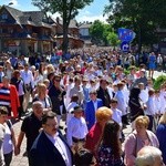 Najświętszy sakrament na Krupówkach