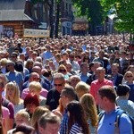 Najświętszy sakrament na Krupówkach