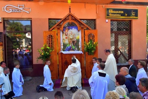 Najświętszy sakrament na Krupówkach