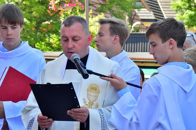 Najświętszy sakrament na Krupówkach