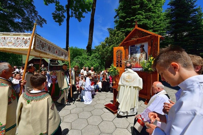 Najświętszy sakrament na Krupówkach