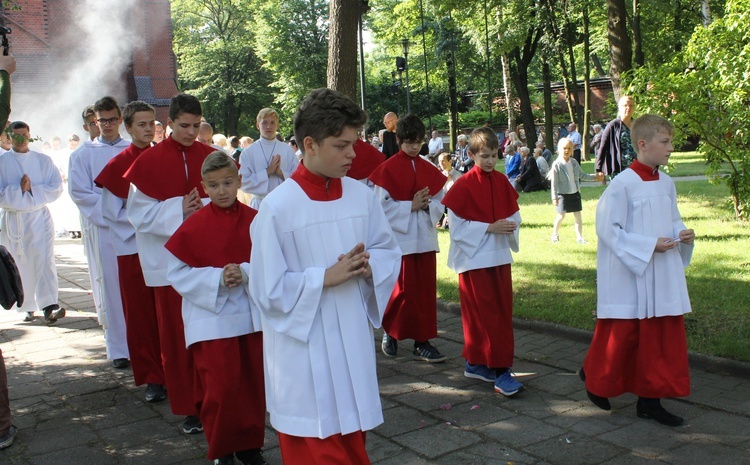 Procesja Bożego Ciała w Gliwicach  