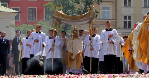 Boże Ciało na Rynku Głównym