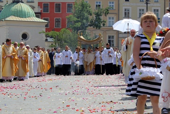 Boże Ciało na Rynku Głównym