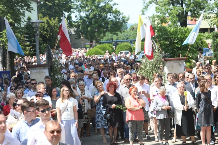 Procesja Bożego Ciała w Żywcu - 2017