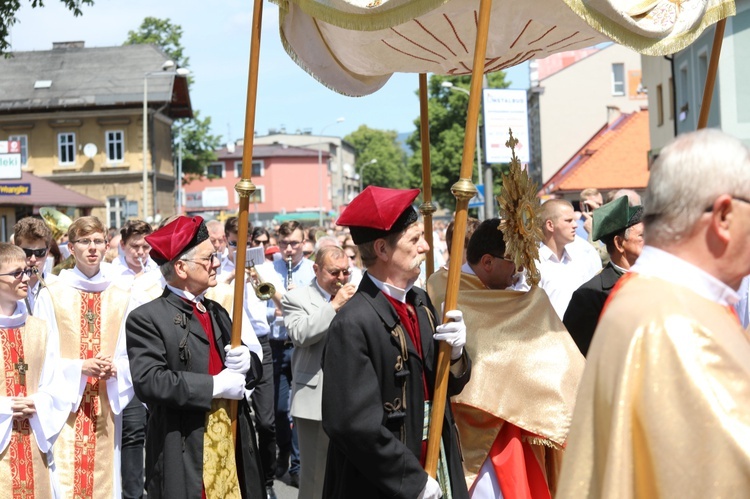 Procesja Bożego Ciała w Żywcu - 2017