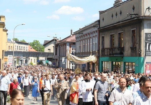 Procesja Bożego Ciała w Żywcu - 2017