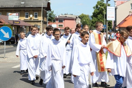 Procesja Bożego Ciała w Żywcu - 2017