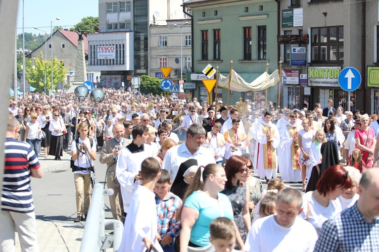 Procesja Bożego Ciała w Żywcu - 2017