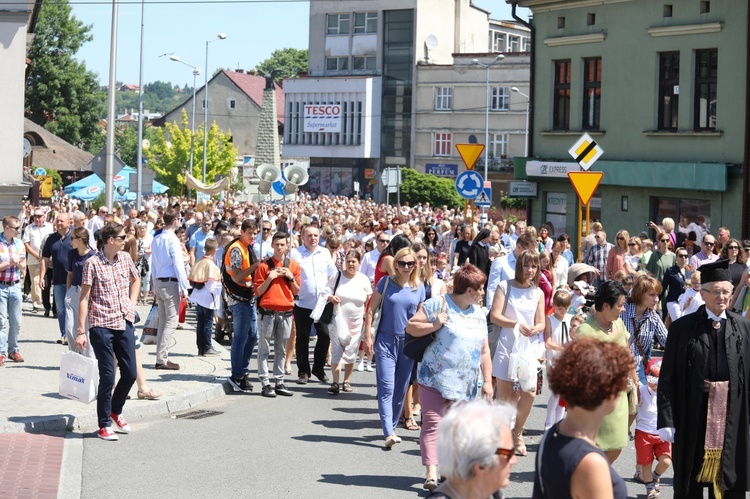 Procesja Bożego Ciała w Żywcu - 2017