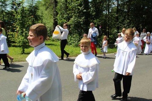 Procesja Bożego Ciała w Bielanach - 2017