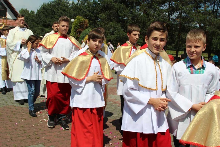 Procesja Bożego Ciała w Bielanach - 2017