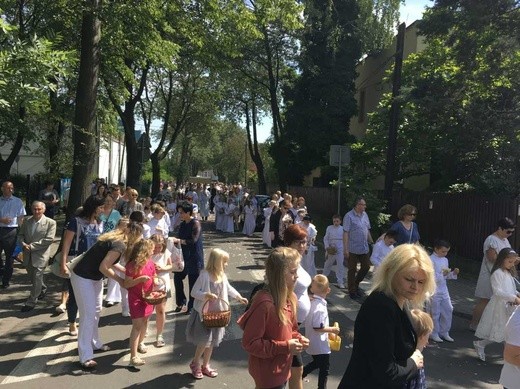 Procesja Bożego Ciała w Czechowicach-Dziedzicach na Lesisku - 2017