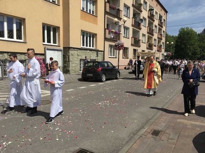 Procesja Bożego Ciała w Czechowicach-Dziedzicach na Lesisku - 2017