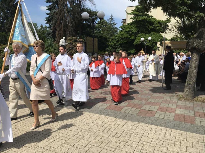 Procesja Bożego Ciała w Czechowicach-Dziedzicach na Lesisku - 2017