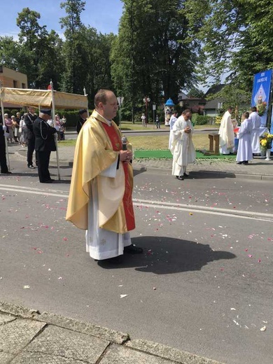 Procesja Bożego Ciała w Czechowicach-Dziedzicach na Lesisku - 2017