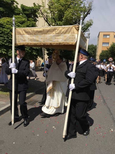 Procesja Bożego Ciała w Czechowicach-Dziedzicach na Lesisku - 2017