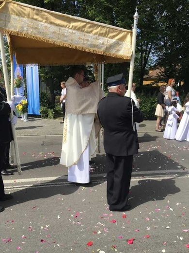 Procesja Bożego Ciała w Czechowicach-Dziedzicach na Lesisku - 2017