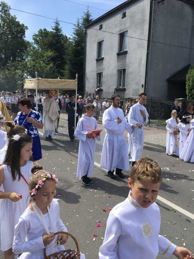 Procesja Bożego Ciała w Czechowicach-Dziedzicach na Lesisku - 2017