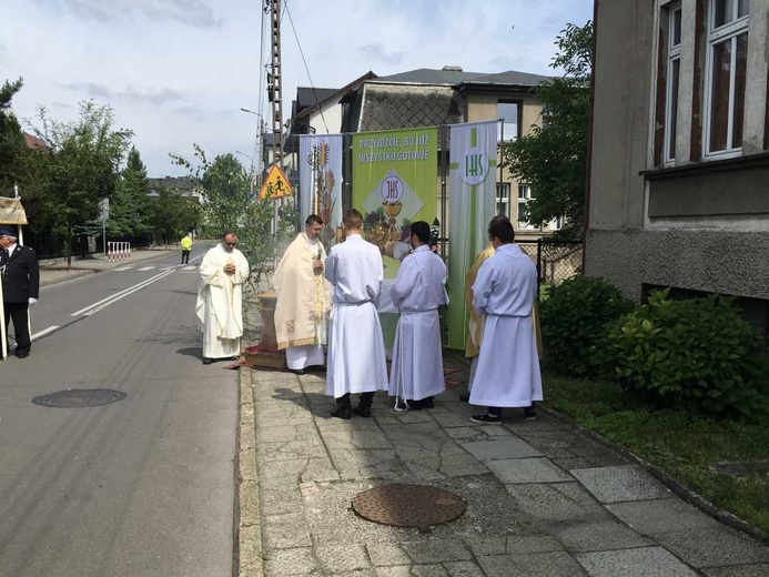 Procesja Bożego Ciała w Czechowicach-Dziedzicach na Lesisku - 2017