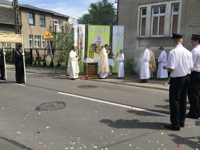 Procesja Bożego Ciała w Czechowicach-Dziedzicach na Lesisku - 2017