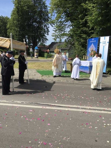 Procesja Bożego Ciała w Czechowicach-Dziedzicach na Lesisku - 2017