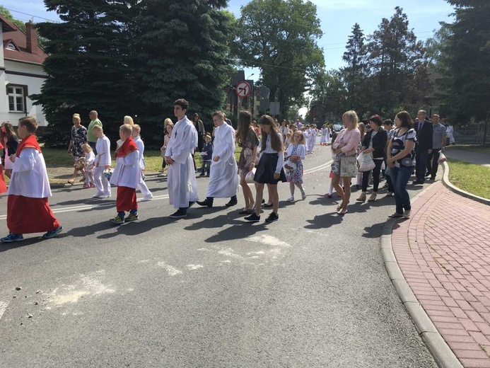 Procesja Bożego Ciała w Czechowicach-Dziedzicach na Lesisku - 2017